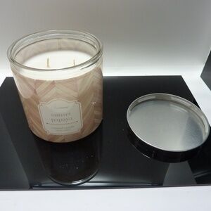 TRUE LIVING SUNSET PAPAYA  Candle 2  Wick Scented 14OZ